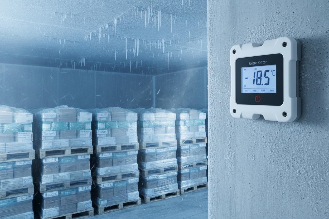 Cold chain temperature tracking in cold storage