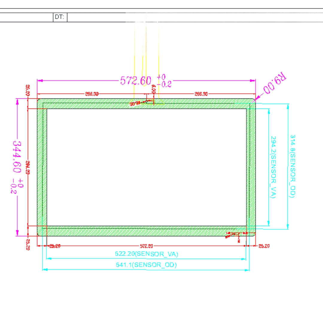 23.6 inch interactive touch foil film