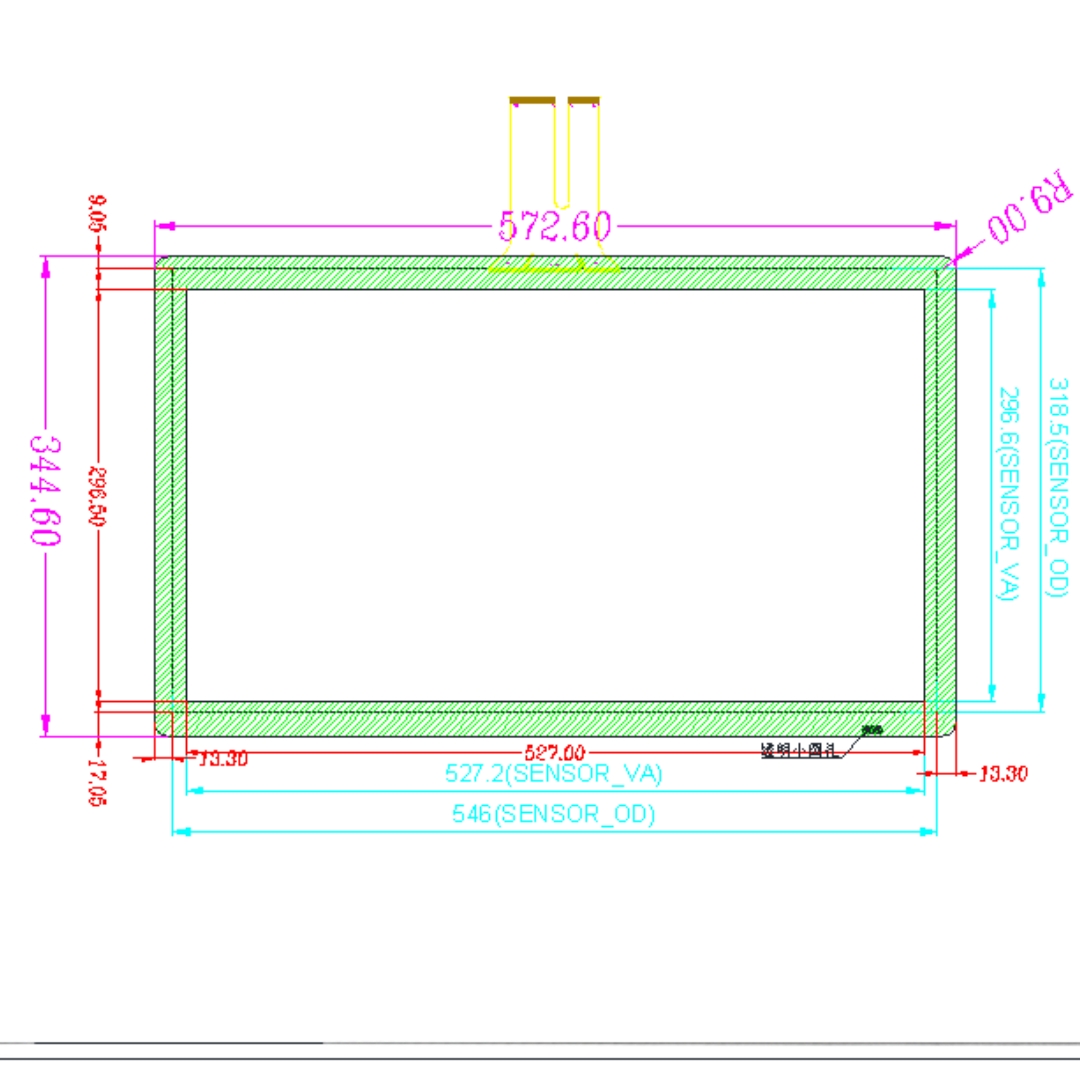 23.8 inch interactive touch foil film
