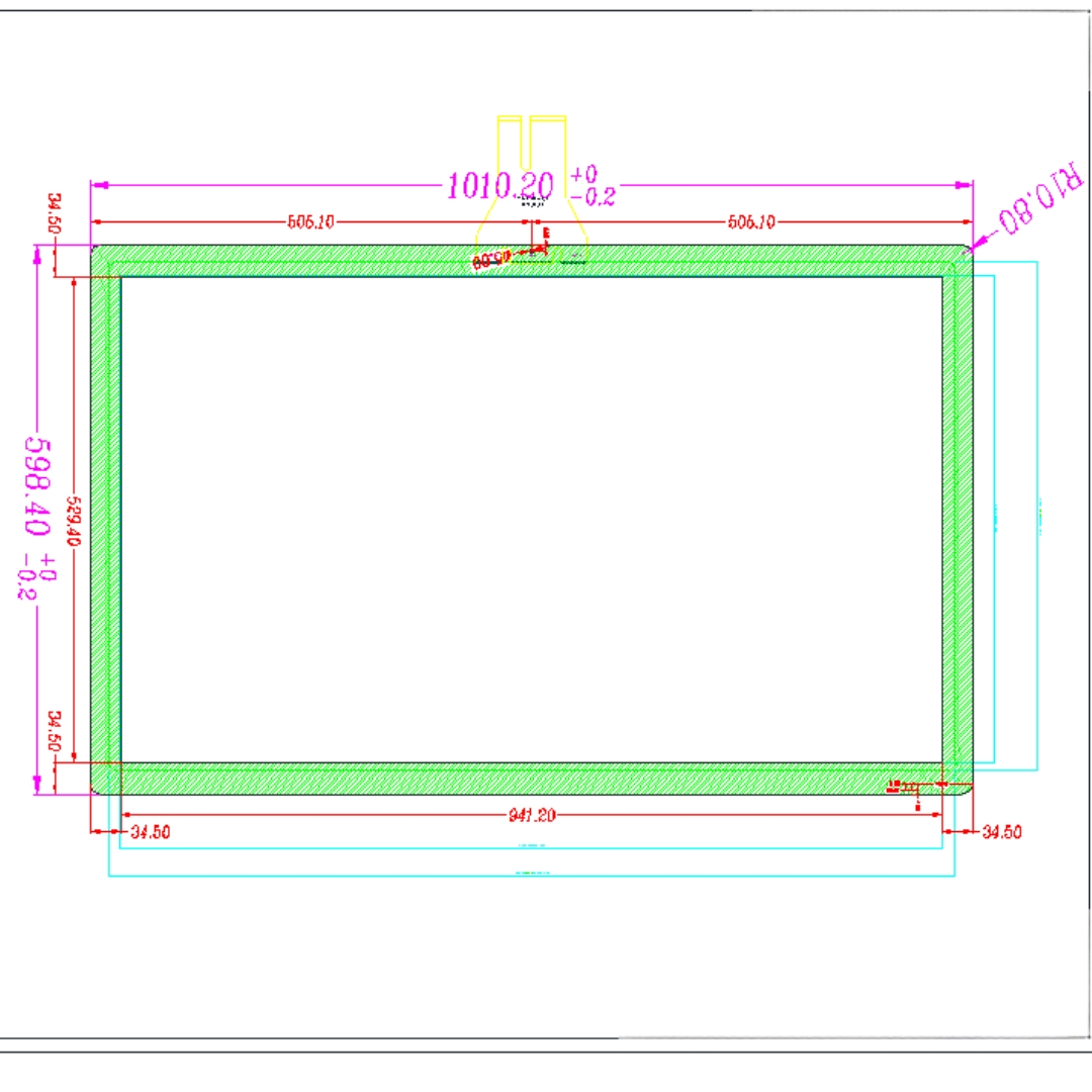 43inch interactive touch foil film
