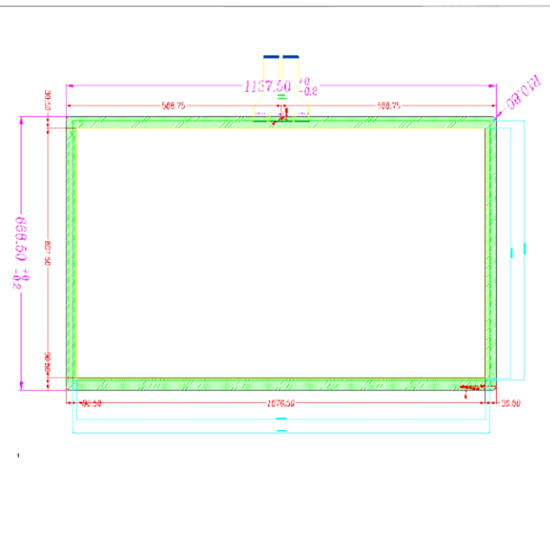 49 inch interactive touch foil film