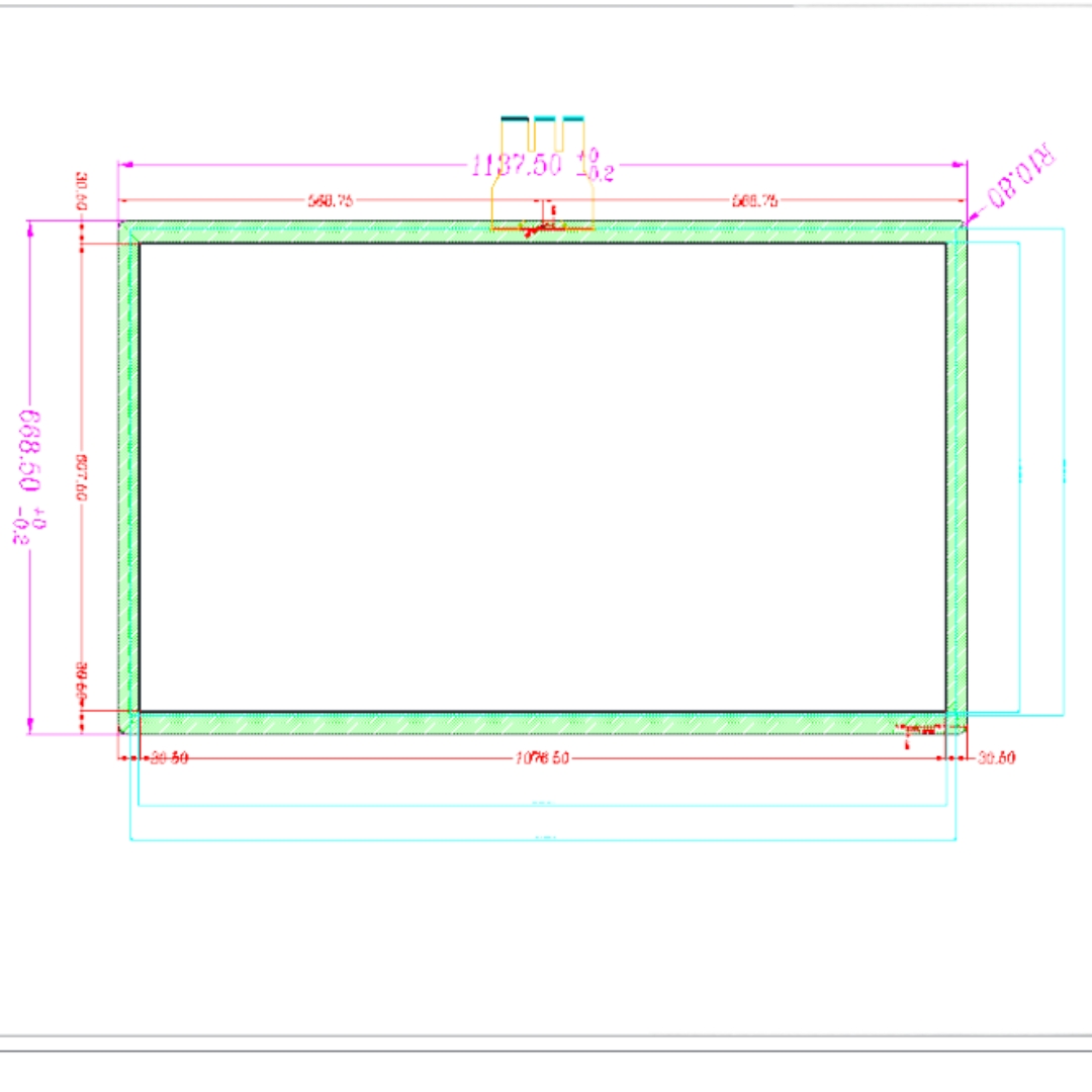 49inch interactive touch foil film