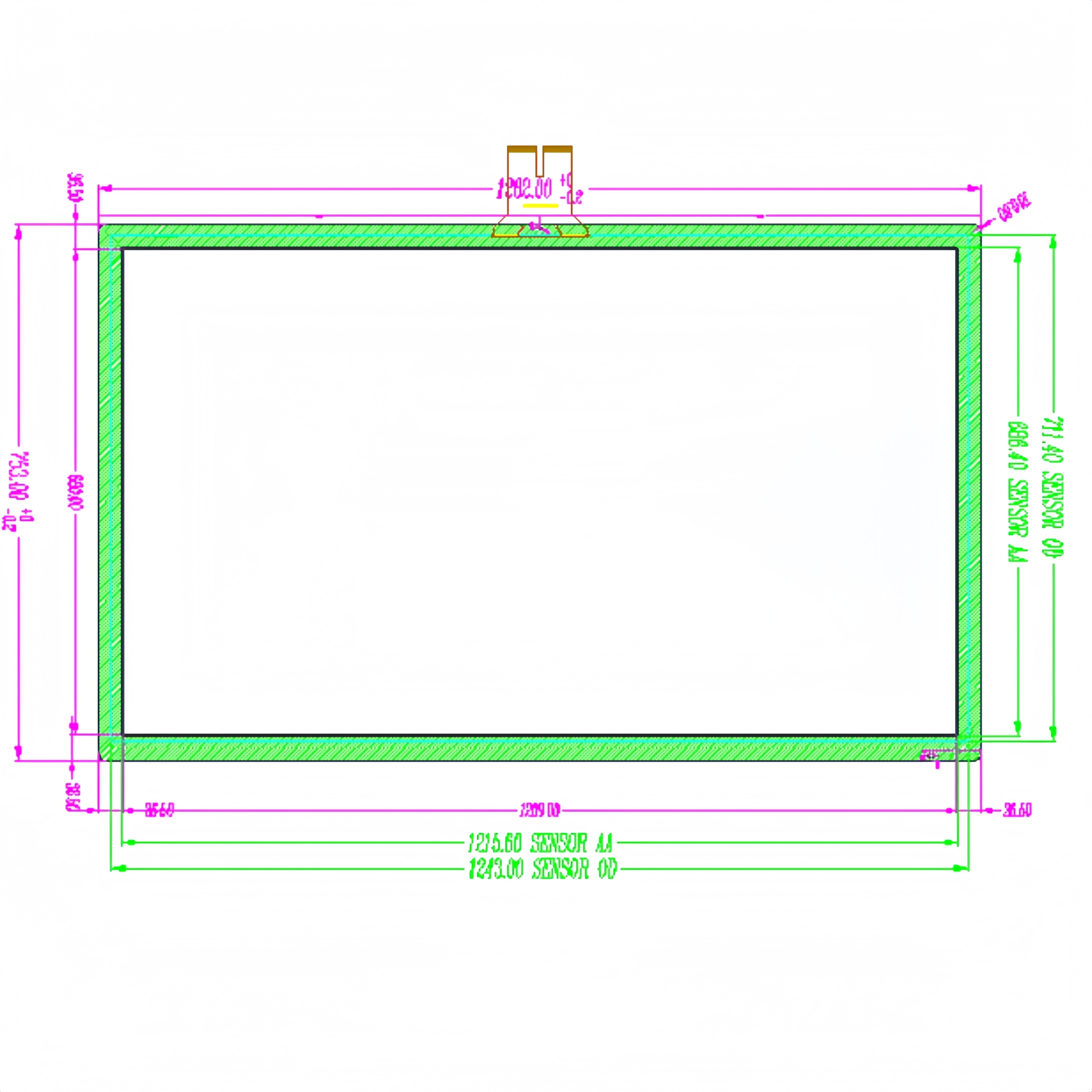 55 inch interactive touch foil film