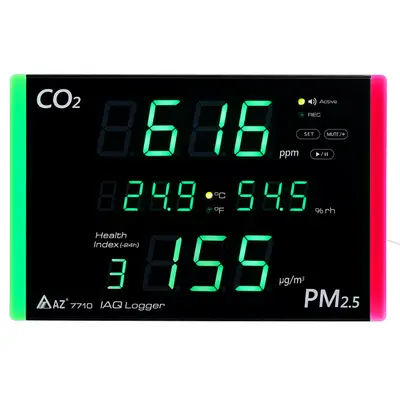 4-Channel Thermocouple Temperature Data Logger Four-channel thermocouple data logger with large backlit LCD display recording multiple temperature points simultaneously for industrial validation