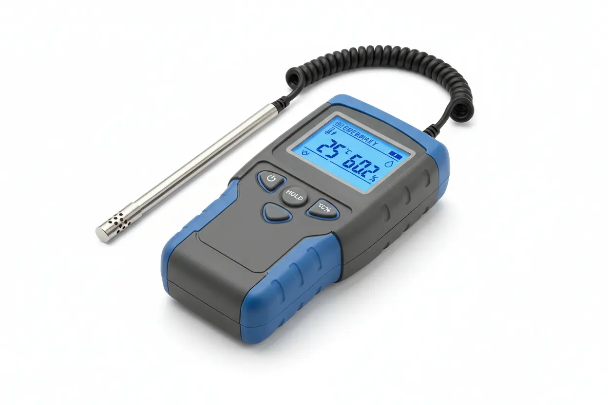 Laboratory temperature monitoring using environmental monitoring instrument