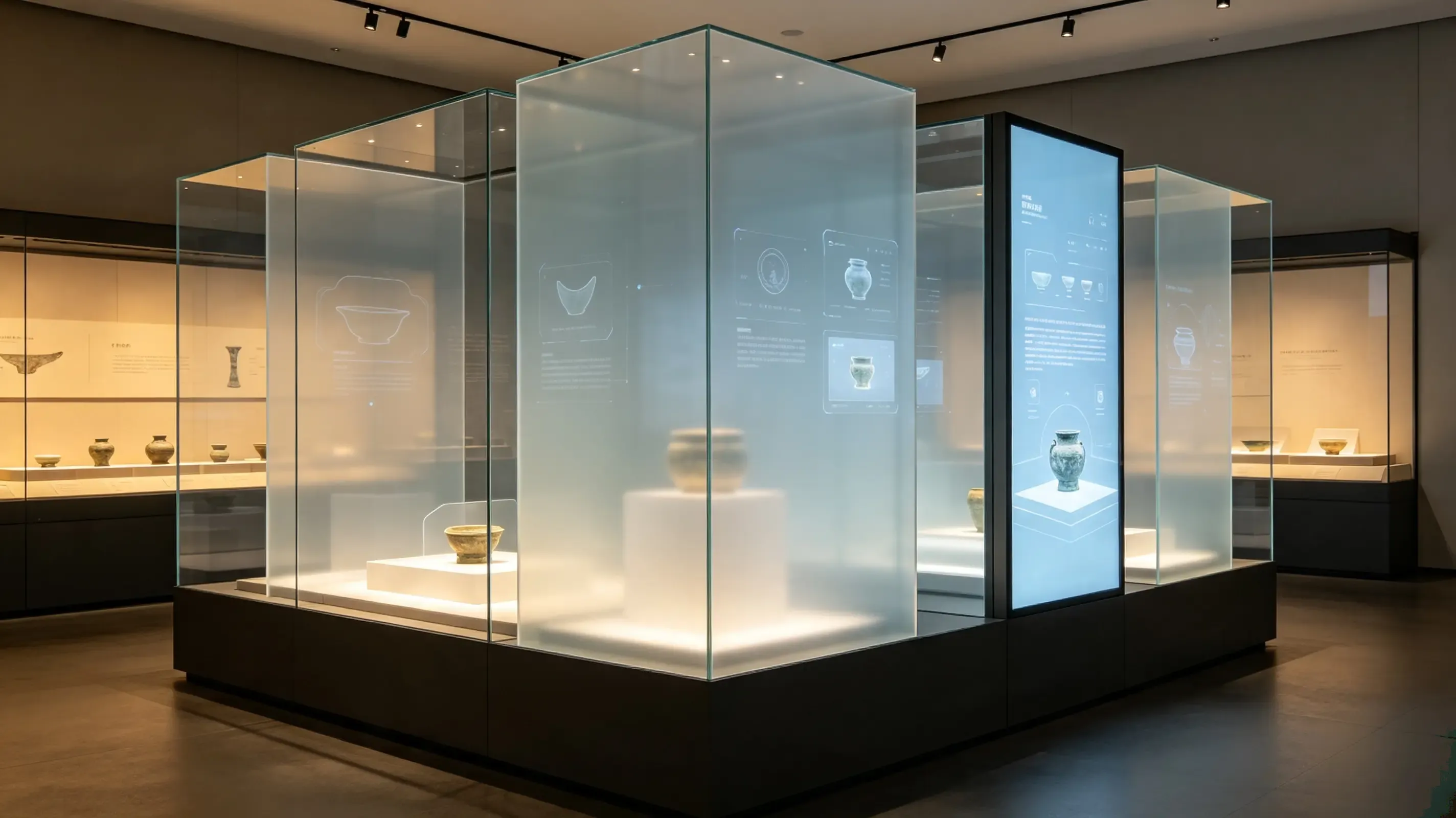 Museum touch display