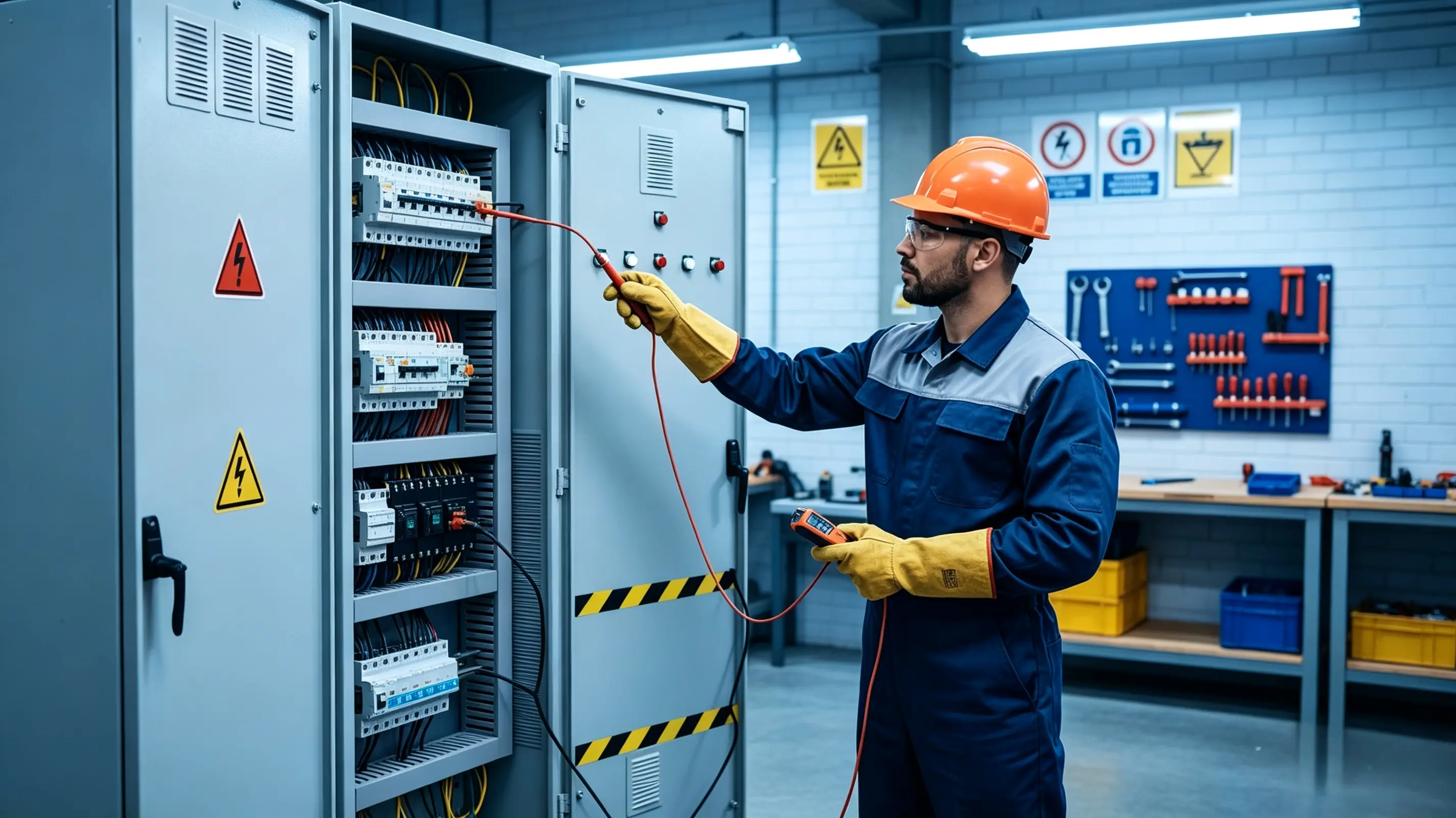 Electrical panel maintenance with a clamp meter