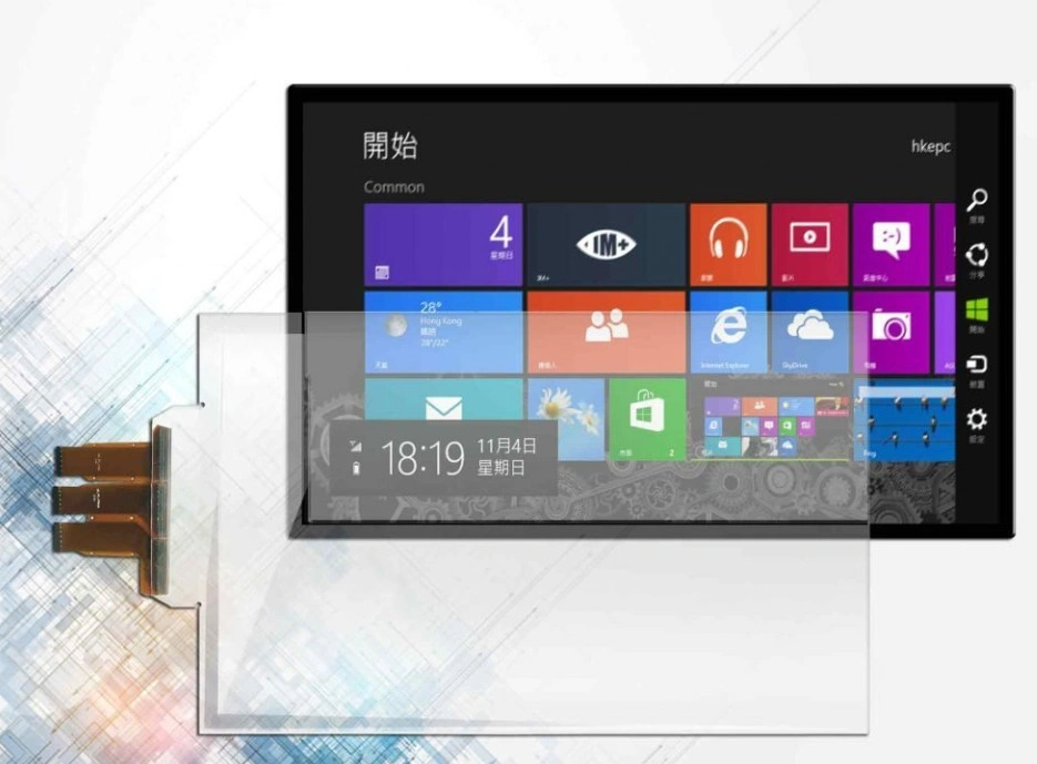 49 inch interactive touch foil film
