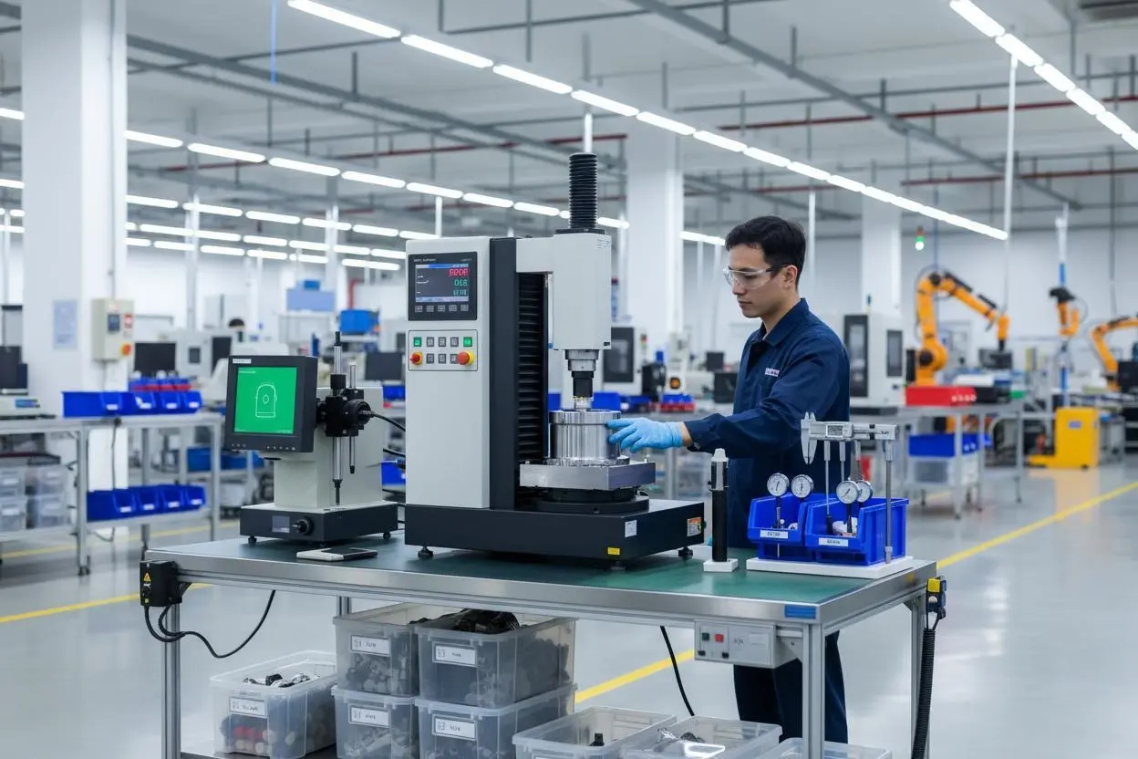 Manufacturing line QC station
