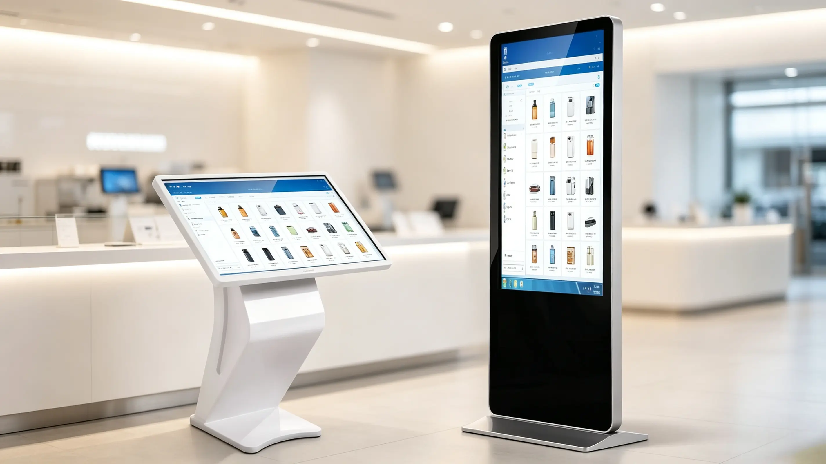 QSR self-ordering touch screen