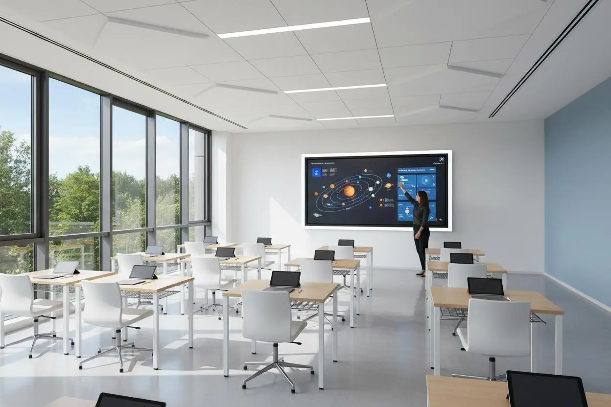 Smart classroom multi-touch board
