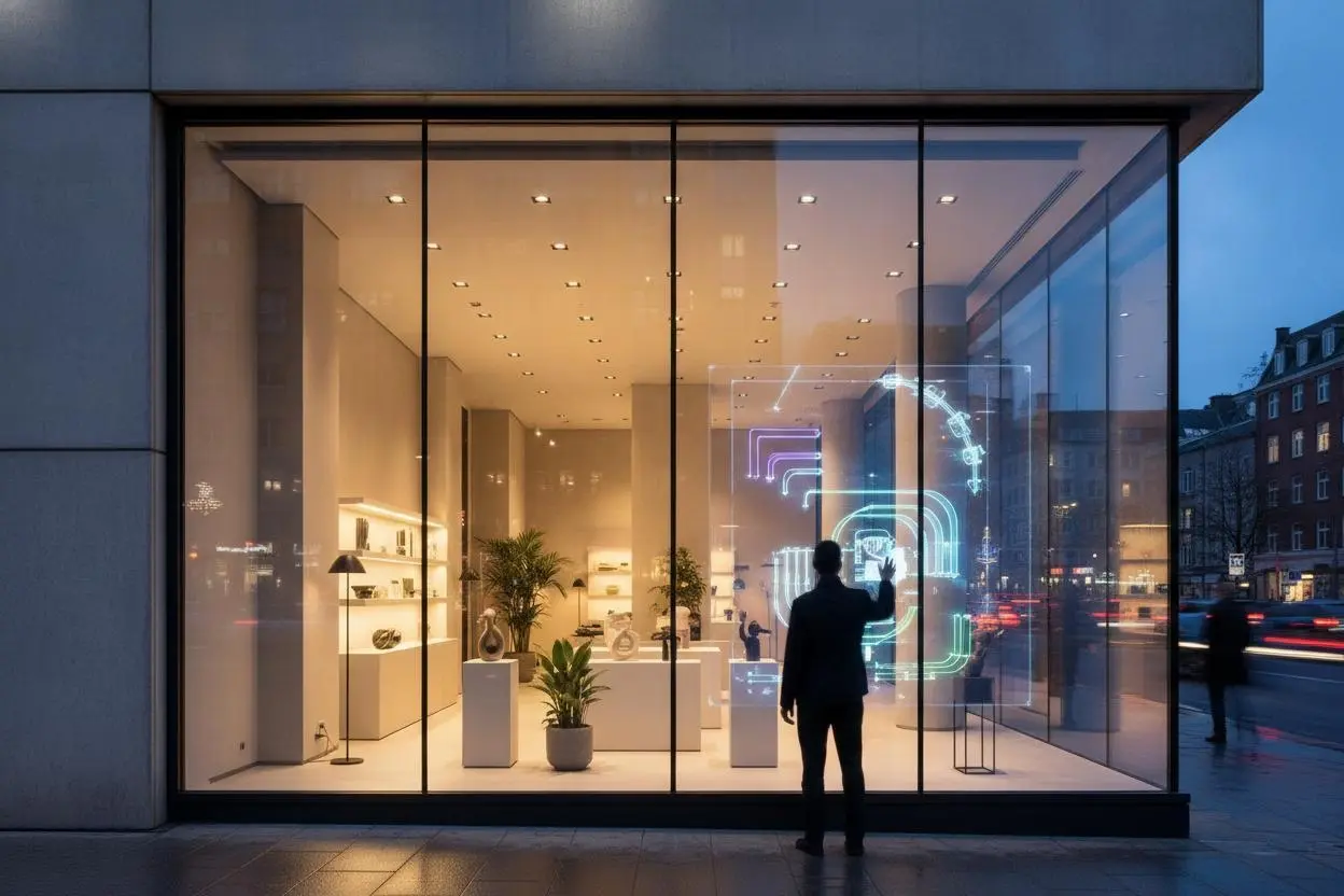 Storefront window interactive display
